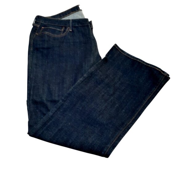 Levi's San Francisco Bold Curve Boot Cut Blue Denim Womens Jeans Size 18 W - Picture 10 of 13